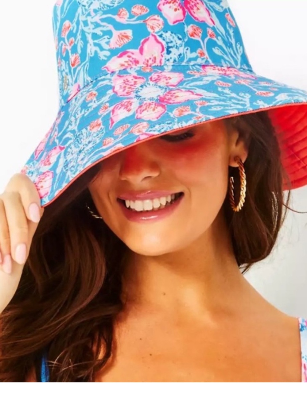 Lilly Pulitzer Reversible Canvas Sun
Hat